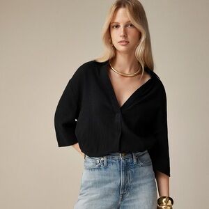 J. Crew Women’s Popover shirt in airy gauze